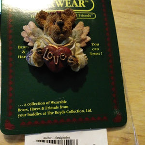 Boyds Bearwear Pin #26140 Archer...Straightshot
